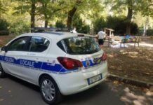 La Polizia Locale di Modena effettua controlli nel Parco XXII Aprile