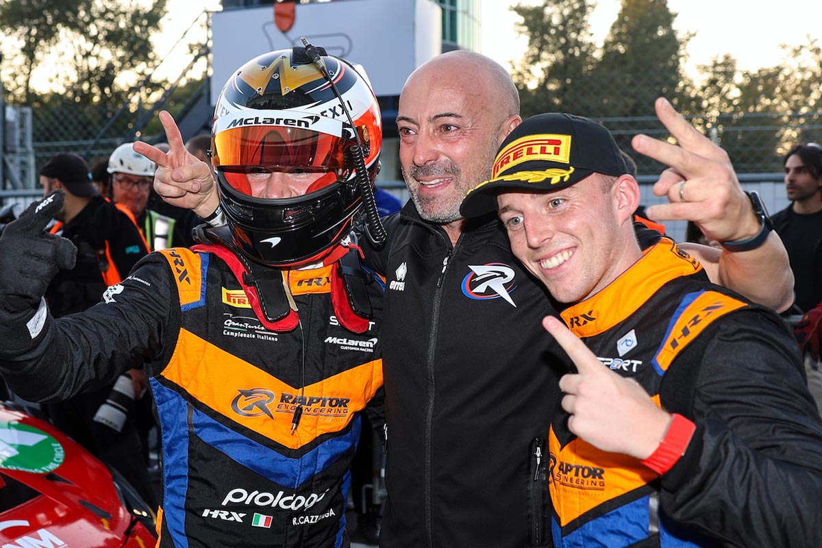 Raptor Engineering e McLaren trionfano nell’Italiano GT a Monza